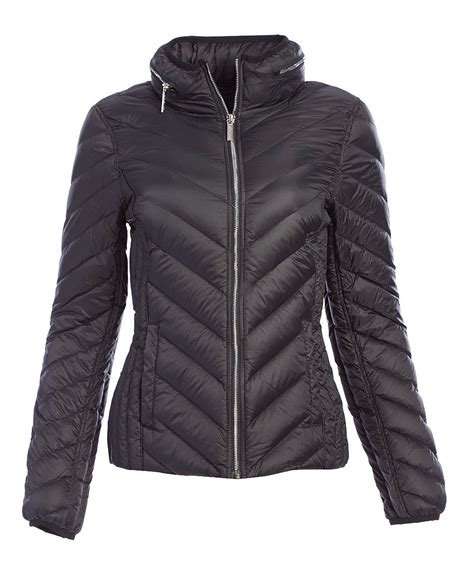 michael kors nylon jacket|Michael Kors black jacket women's.